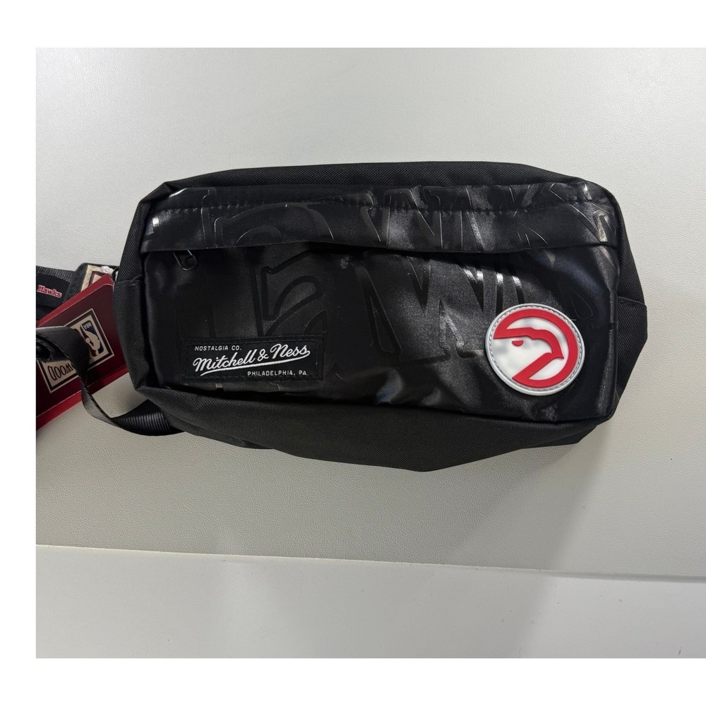 Mitchell & Ness Atlanta Hawks NBA Fanny Pack Belt Bag NEW MSRP50